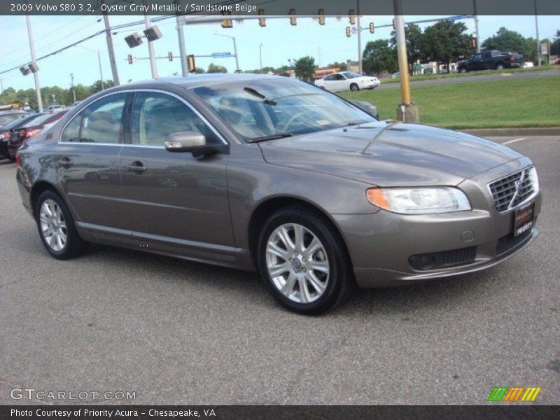 Oyster Gray Metallic / Sandstone Beige 2009 Volvo S80 3.2