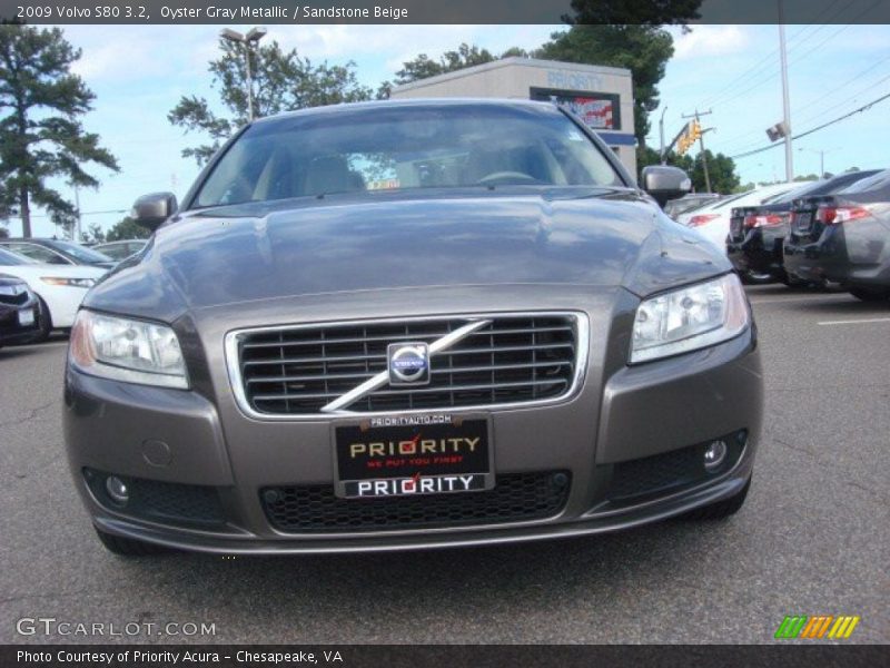 Oyster Gray Metallic / Sandstone Beige 2009 Volvo S80 3.2