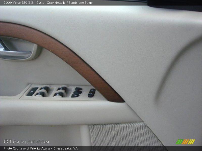 Oyster Gray Metallic / Sandstone Beige 2009 Volvo S80 3.2