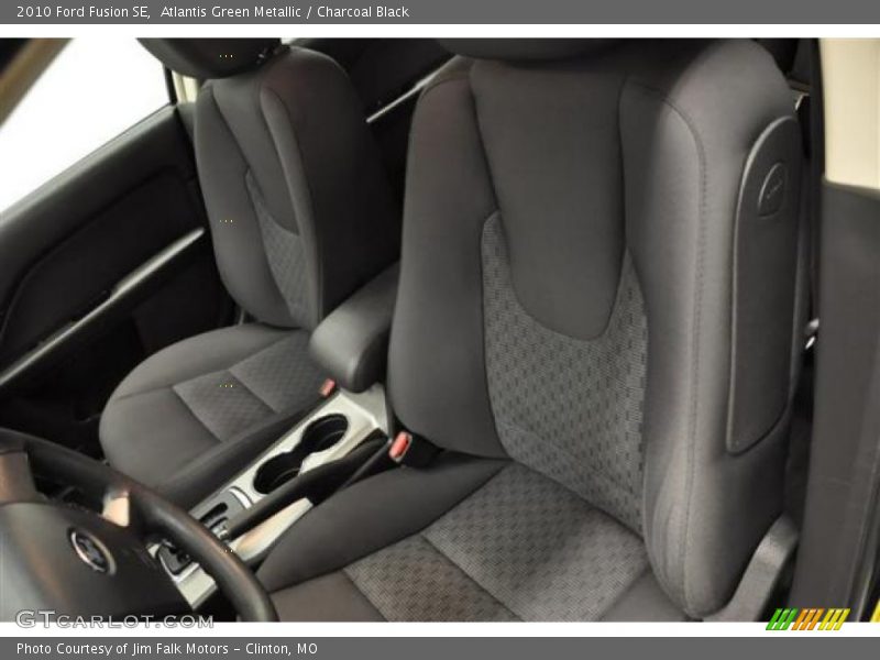 Atlantis Green Metallic / Charcoal Black 2010 Ford Fusion SE