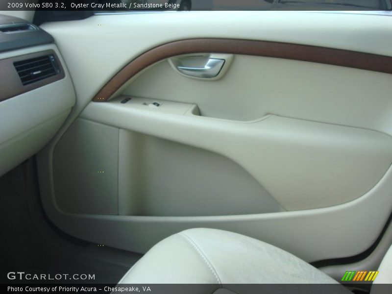 Oyster Gray Metallic / Sandstone Beige 2009 Volvo S80 3.2