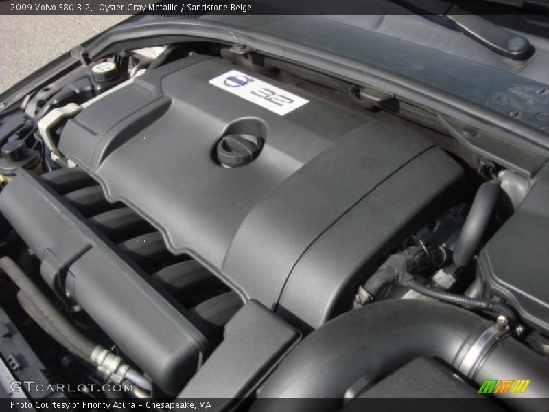 Oyster Gray Metallic / Sandstone Beige 2009 Volvo S80 3.2