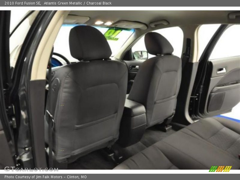 Atlantis Green Metallic / Charcoal Black 2010 Ford Fusion SE