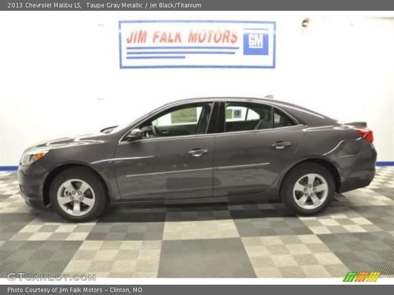 Taupe Gray Metallic / Jet Black/Titanium 2013 Chevrolet Malibu LS