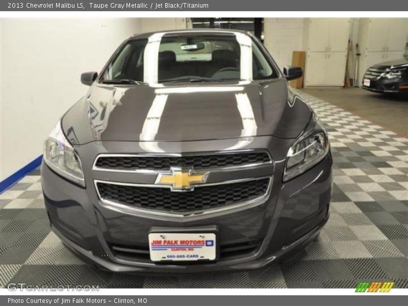 Taupe Gray Metallic / Jet Black/Titanium 2013 Chevrolet Malibu LS