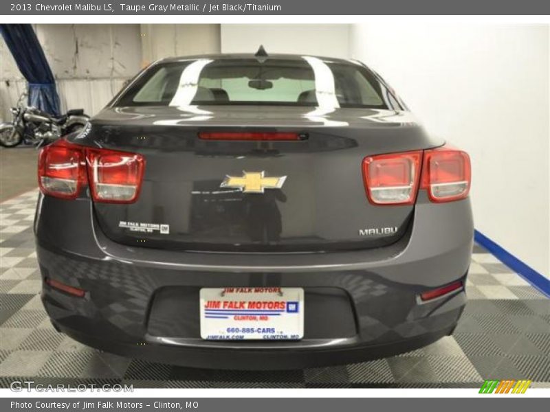 Taupe Gray Metallic / Jet Black/Titanium 2013 Chevrolet Malibu LS