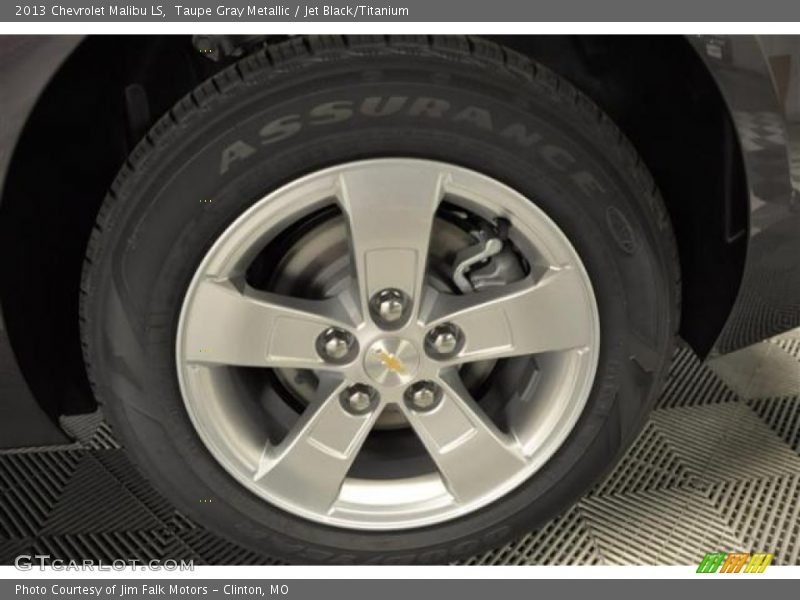 Taupe Gray Metallic / Jet Black/Titanium 2013 Chevrolet Malibu LS