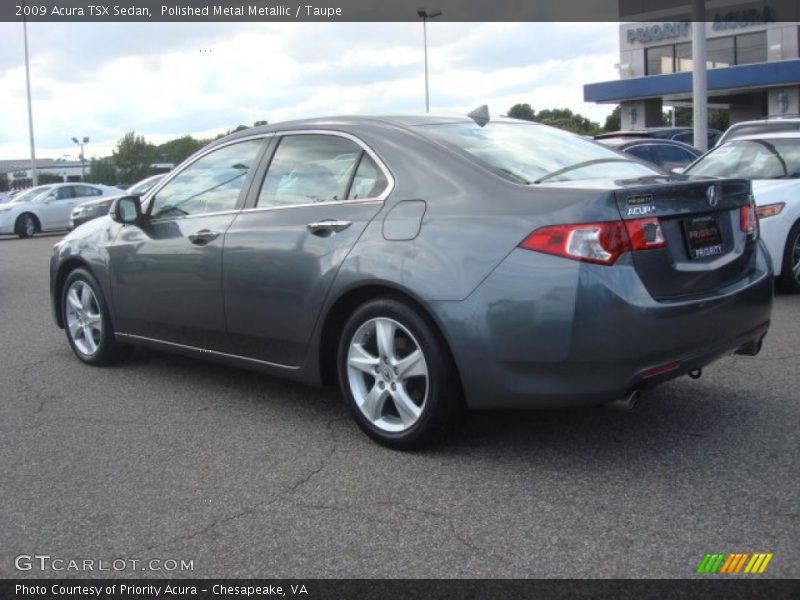 Polished Metal Metallic / Taupe 2009 Acura TSX Sedan