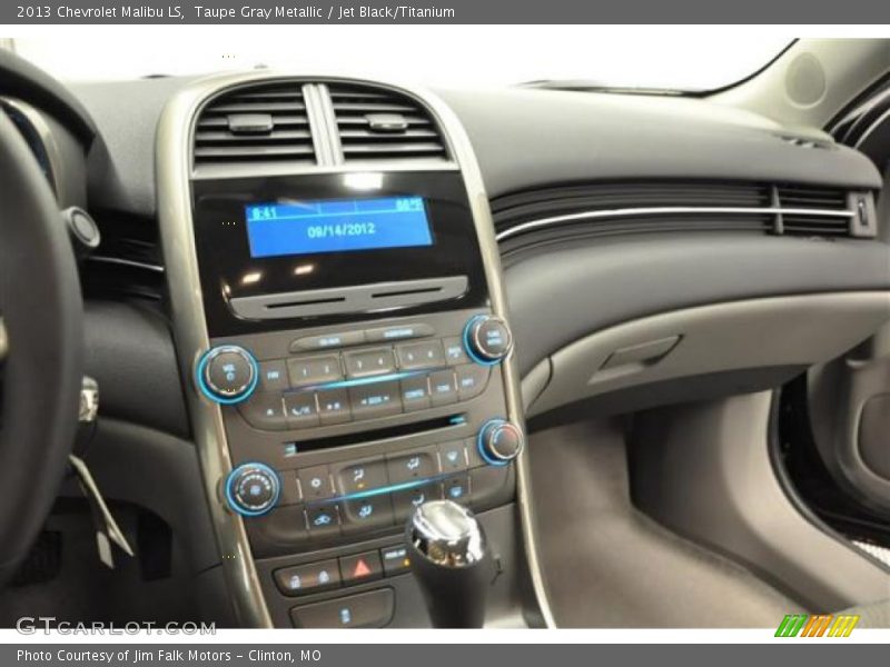 Taupe Gray Metallic / Jet Black/Titanium 2013 Chevrolet Malibu LS