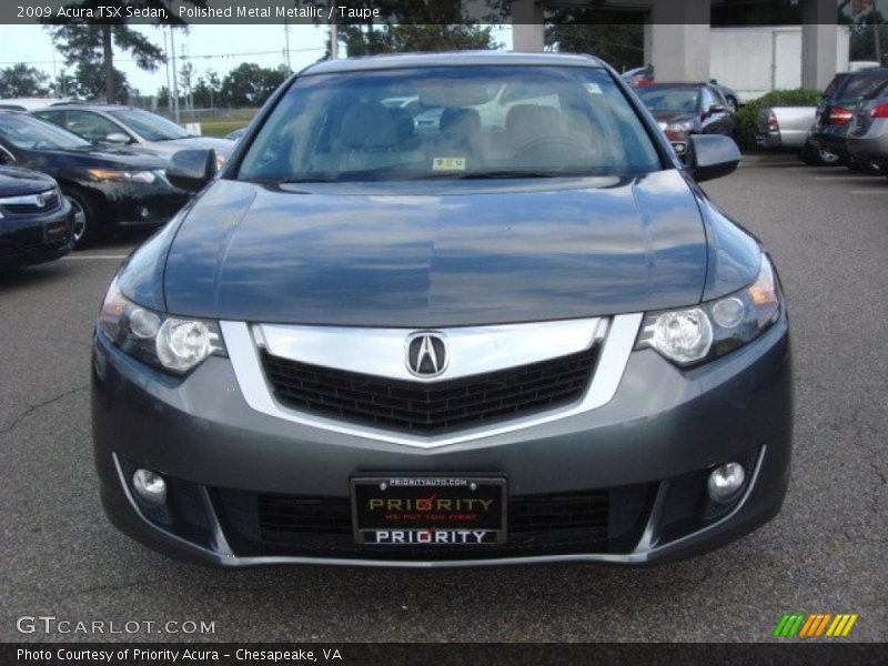 Polished Metal Metallic / Taupe 2009 Acura TSX Sedan