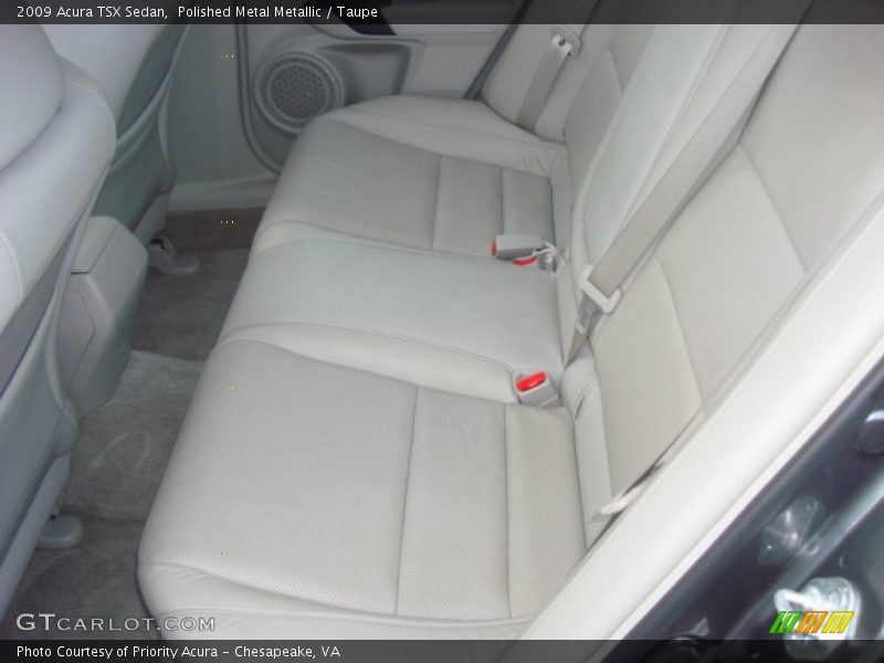 Polished Metal Metallic / Taupe 2009 Acura TSX Sedan