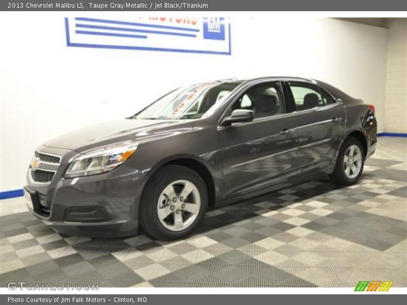 Taupe Gray Metallic / Jet Black/Titanium 2013 Chevrolet Malibu LS