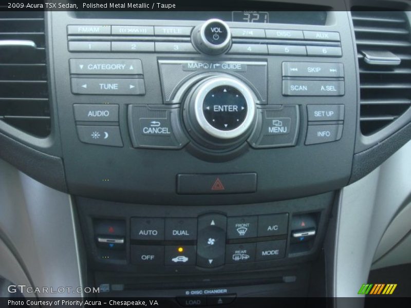 Polished Metal Metallic / Taupe 2009 Acura TSX Sedan