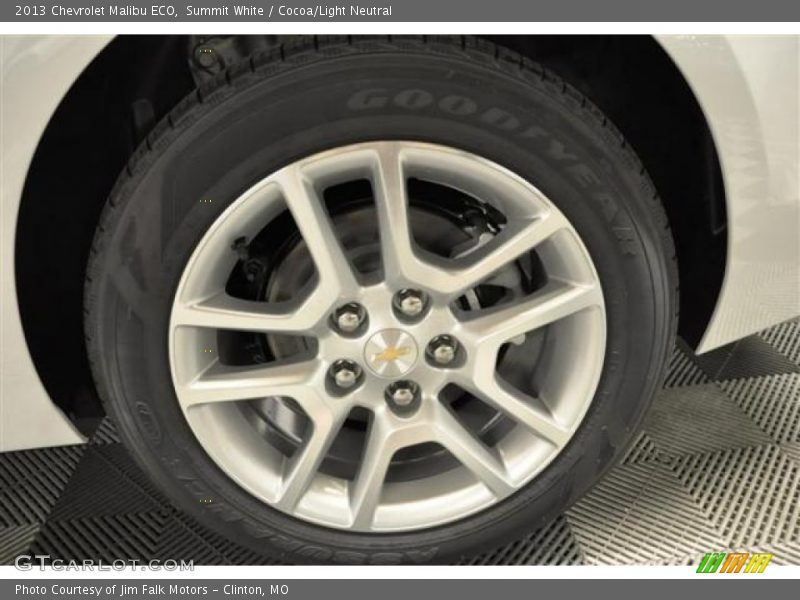 Summit White / Cocoa/Light Neutral 2013 Chevrolet Malibu ECO