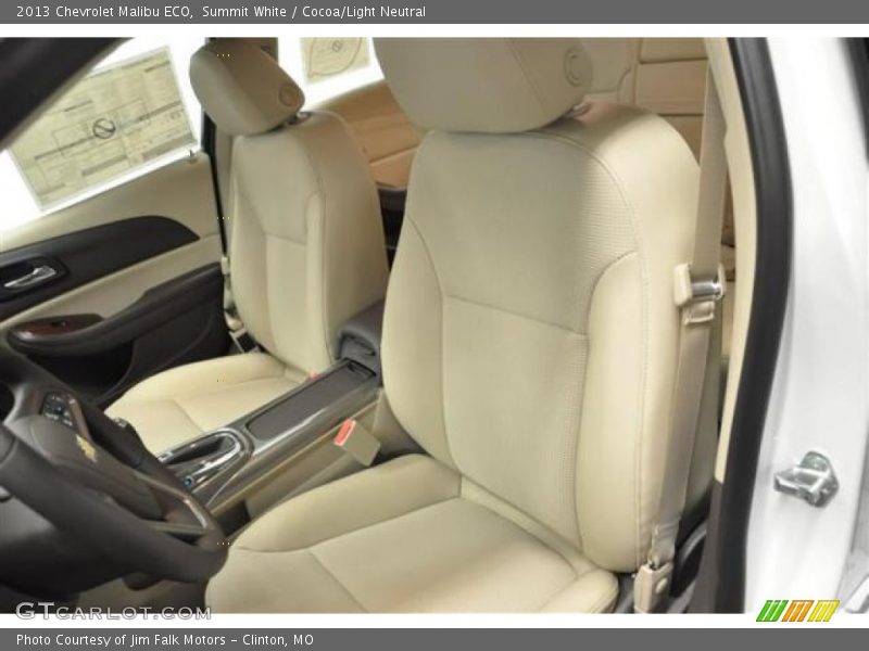 Summit White / Cocoa/Light Neutral 2013 Chevrolet Malibu ECO