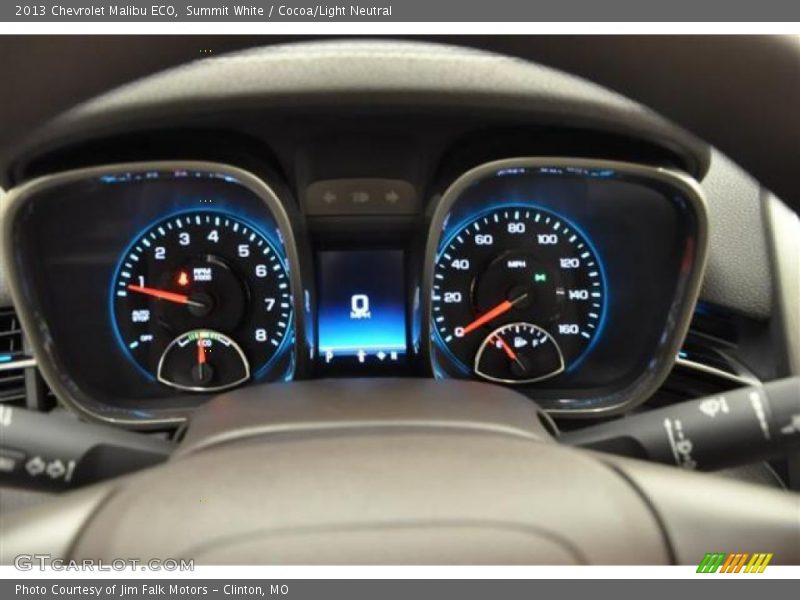Summit White / Cocoa/Light Neutral 2013 Chevrolet Malibu ECO