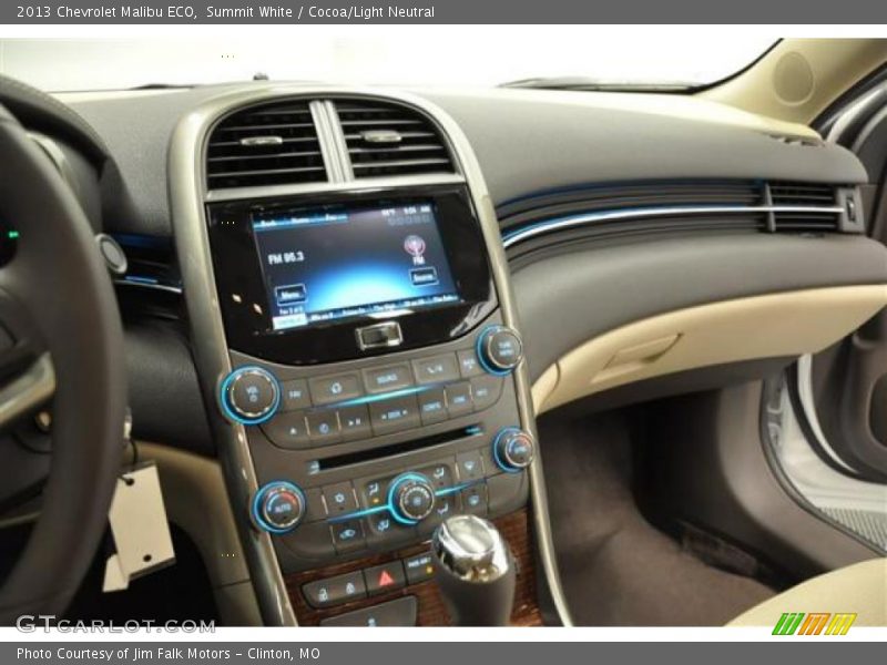 Summit White / Cocoa/Light Neutral 2013 Chevrolet Malibu ECO