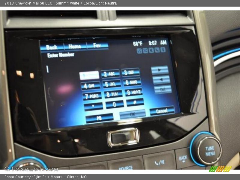 Summit White / Cocoa/Light Neutral 2013 Chevrolet Malibu ECO