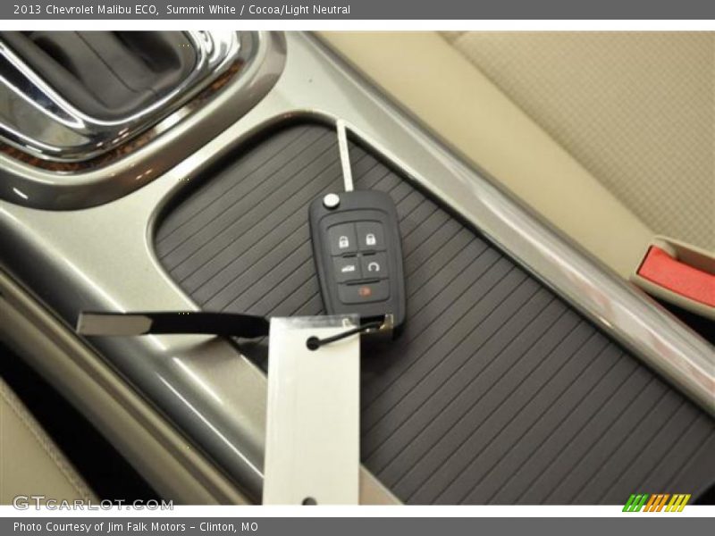 Summit White / Cocoa/Light Neutral 2013 Chevrolet Malibu ECO