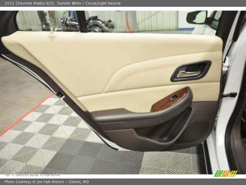 Summit White / Cocoa/Light Neutral 2013 Chevrolet Malibu ECO