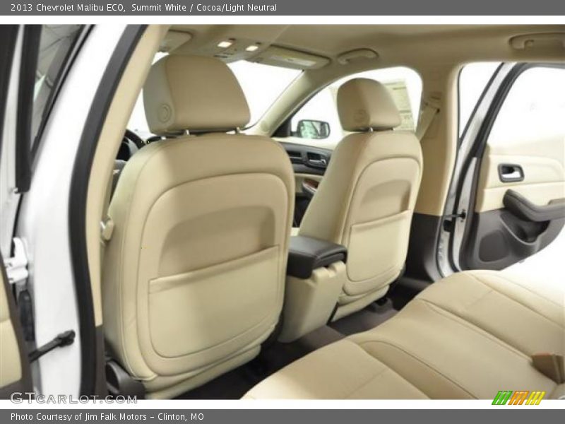 Summit White / Cocoa/Light Neutral 2013 Chevrolet Malibu ECO