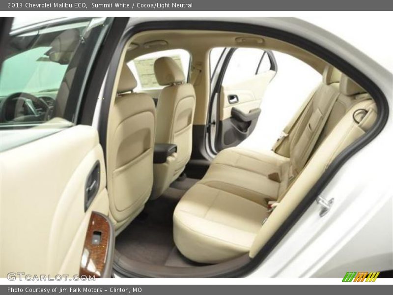 Summit White / Cocoa/Light Neutral 2013 Chevrolet Malibu ECO