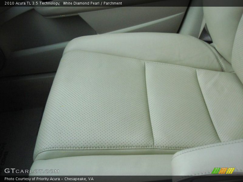 White Diamond Pearl / Parchment 2010 Acura TL 3.5 Technology