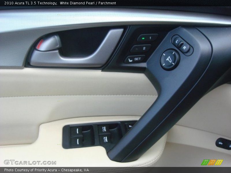 White Diamond Pearl / Parchment 2010 Acura TL 3.5 Technology
