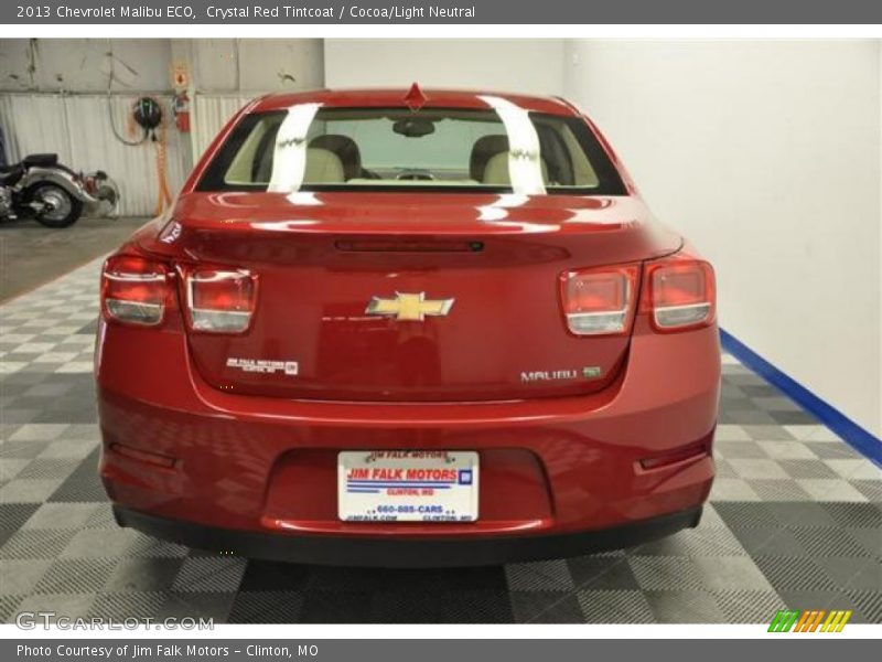 Crystal Red Tintcoat / Cocoa/Light Neutral 2013 Chevrolet Malibu ECO