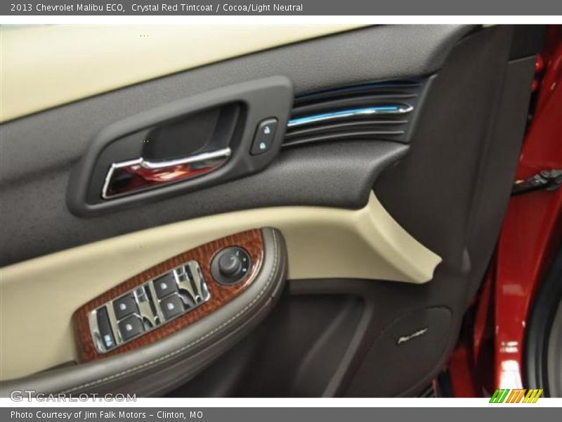 Crystal Red Tintcoat / Cocoa/Light Neutral 2013 Chevrolet Malibu ECO
