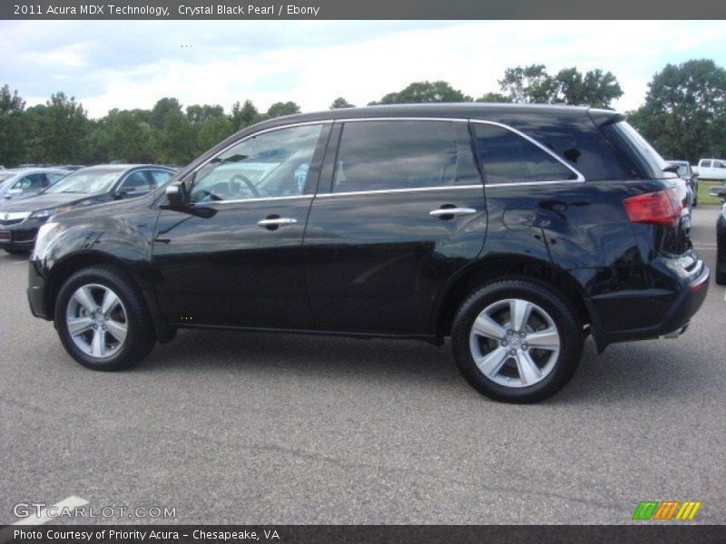 Crystal Black Pearl / Ebony 2011 Acura MDX Technology