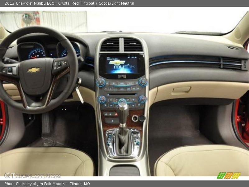 Crystal Red Tintcoat / Cocoa/Light Neutral 2013 Chevrolet Malibu ECO