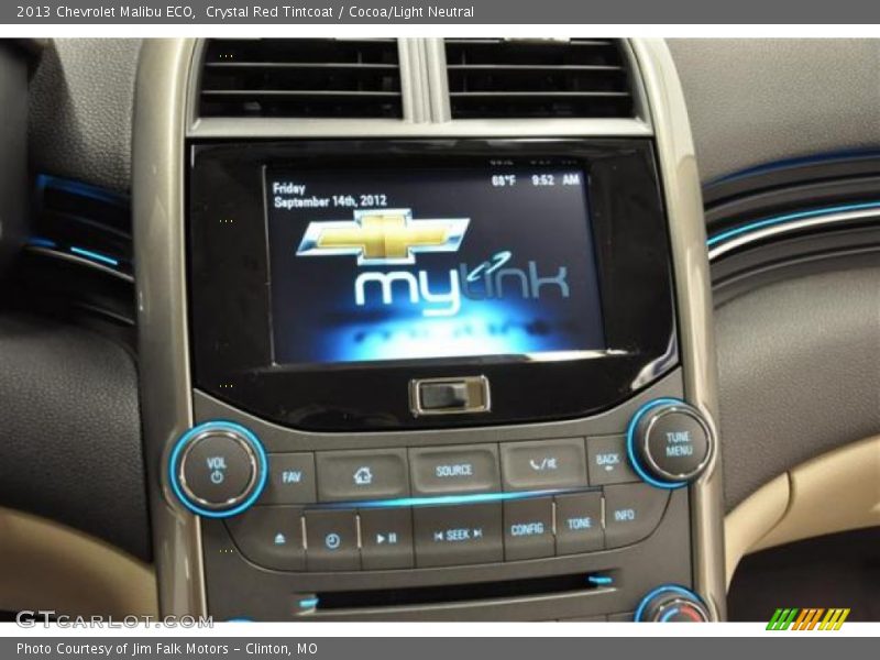 Crystal Red Tintcoat / Cocoa/Light Neutral 2013 Chevrolet Malibu ECO