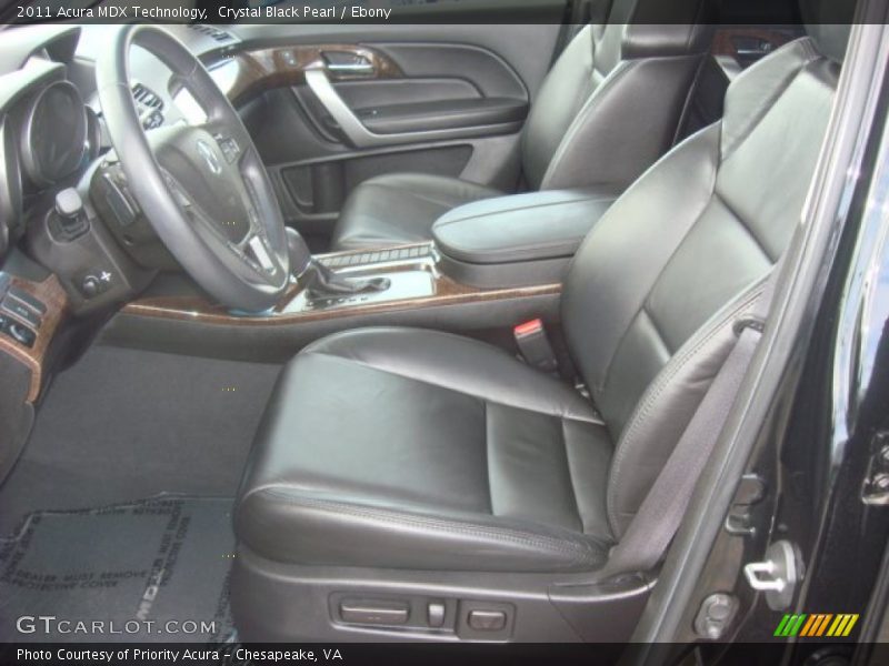Crystal Black Pearl / Ebony 2011 Acura MDX Technology