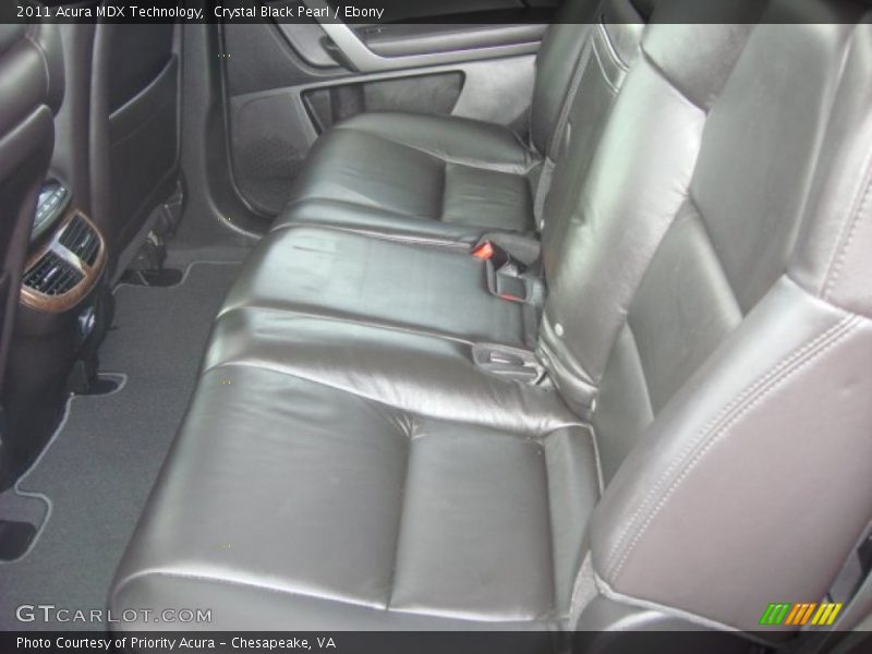 Crystal Black Pearl / Ebony 2011 Acura MDX Technology