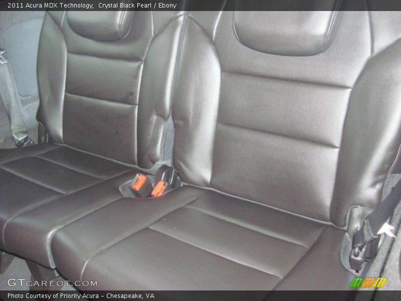 Crystal Black Pearl / Ebony 2011 Acura MDX Technology