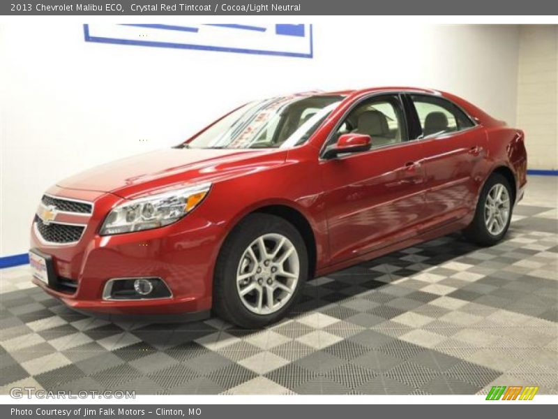 Crystal Red Tintcoat / Cocoa/Light Neutral 2013 Chevrolet Malibu ECO