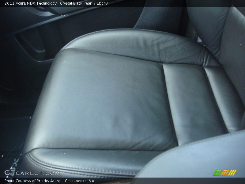 Crystal Black Pearl / Ebony 2011 Acura MDX Technology