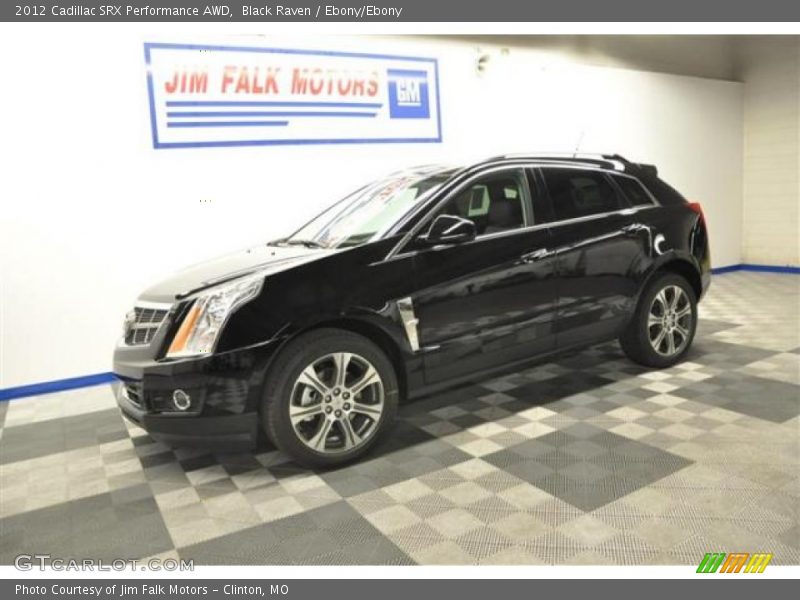 Black Raven / Ebony/Ebony 2012 Cadillac SRX Performance AWD
