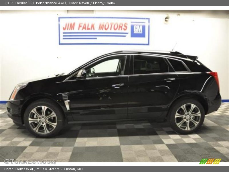 Black Raven / Ebony/Ebony 2012 Cadillac SRX Performance AWD