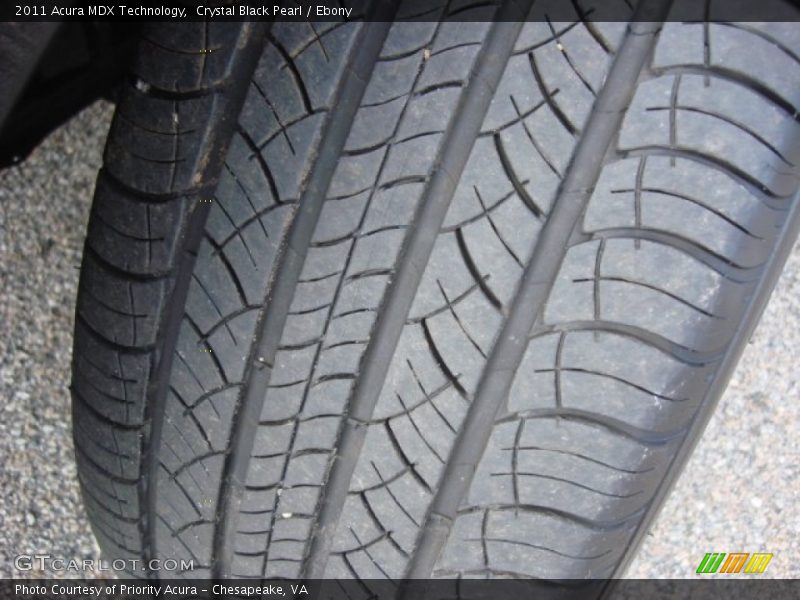 Crystal Black Pearl / Ebony 2011 Acura MDX Technology