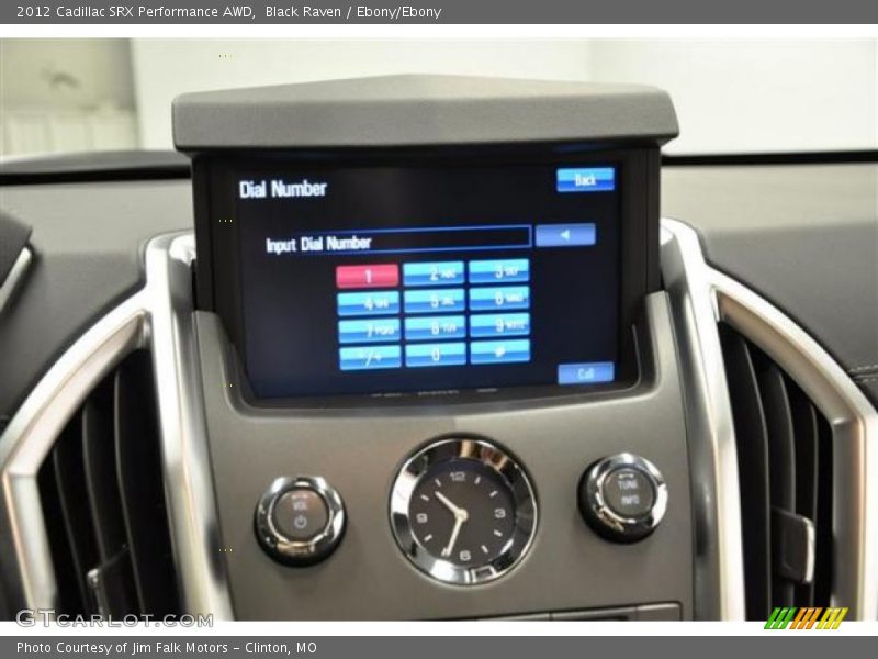 Black Raven / Ebony/Ebony 2012 Cadillac SRX Performance AWD