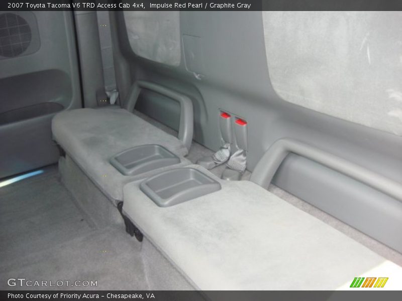 Impulse Red Pearl / Graphite Gray 2007 Toyota Tacoma V6 TRD Access Cab 4x4
