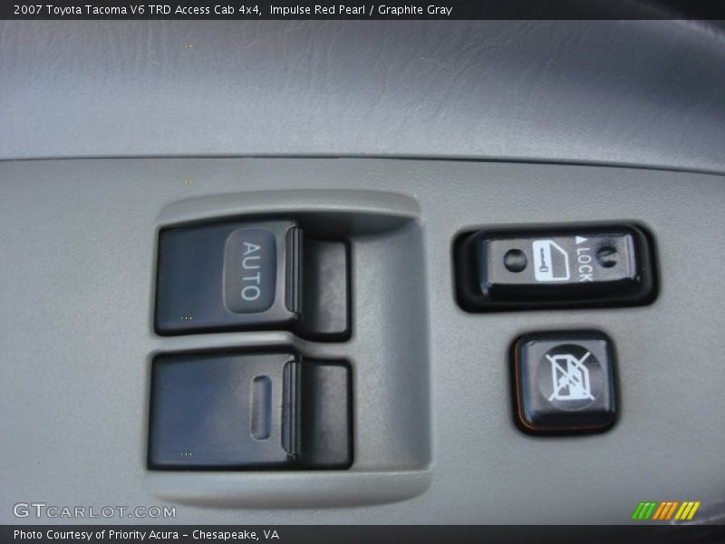 Impulse Red Pearl / Graphite Gray 2007 Toyota Tacoma V6 TRD Access Cab 4x4