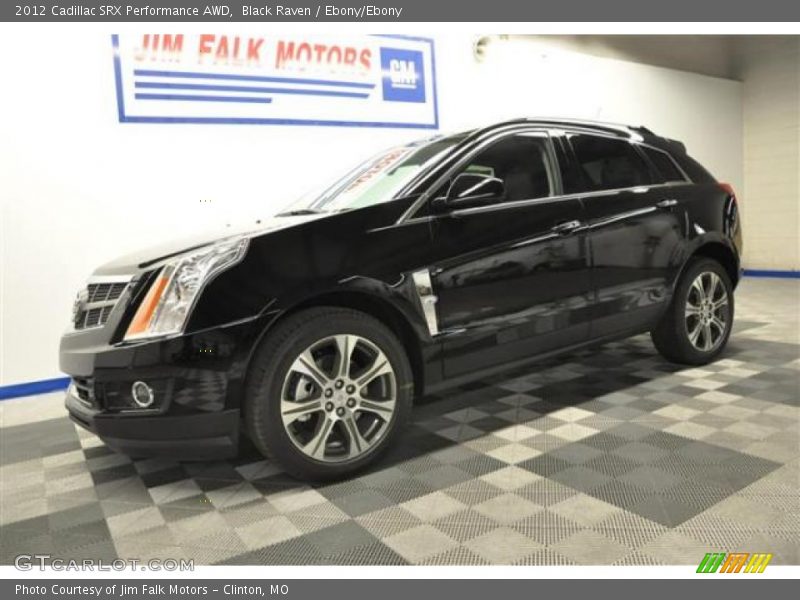 Black Raven / Ebony/Ebony 2012 Cadillac SRX Performance AWD
