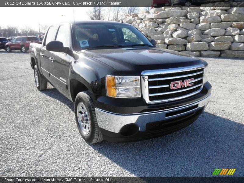Onyx Black / Dark Titanium 2012 GMC Sierra 1500 SL Crew Cab