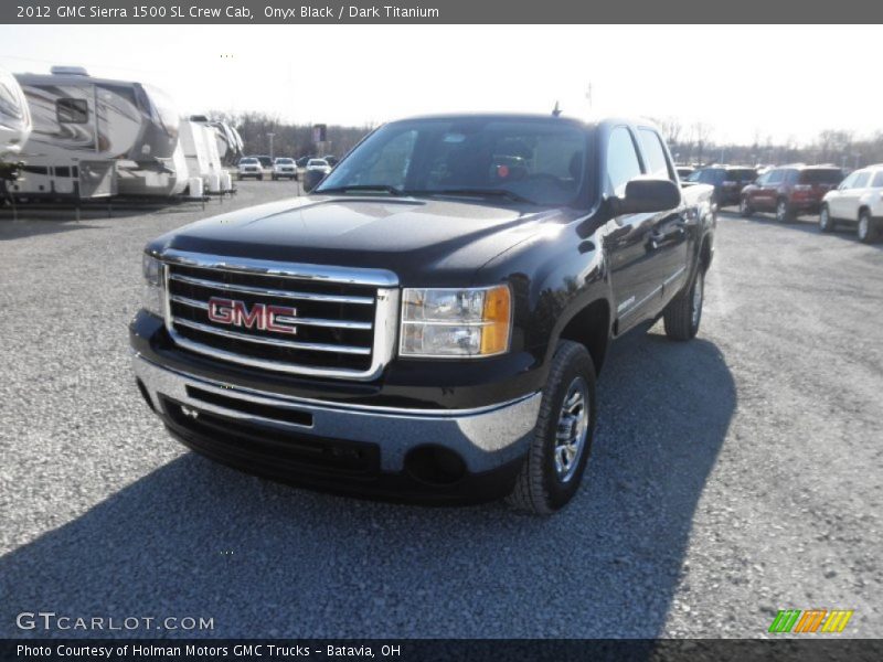 Onyx Black / Dark Titanium 2012 GMC Sierra 1500 SL Crew Cab