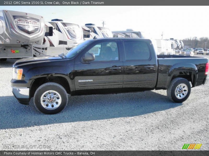 Onyx Black / Dark Titanium 2012 GMC Sierra 1500 SL Crew Cab