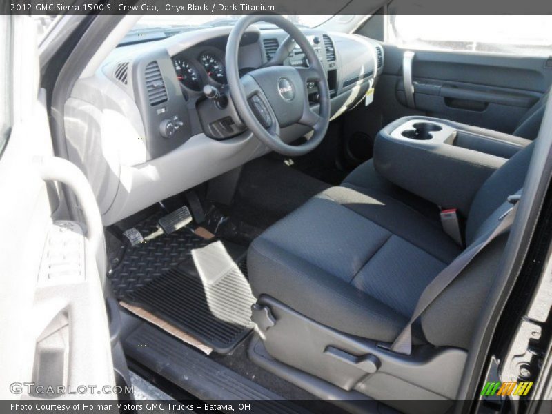 Onyx Black / Dark Titanium 2012 GMC Sierra 1500 SL Crew Cab