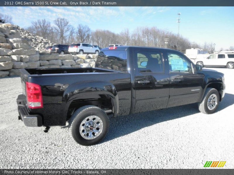 Onyx Black / Dark Titanium 2012 GMC Sierra 1500 SL Crew Cab